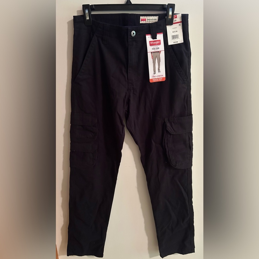 WRANGLER Black Cargo Pants